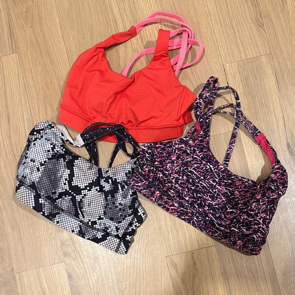 lululemon athletica Women's sports bras  - Red, Black, Pink